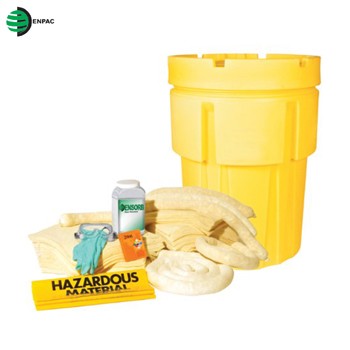 泄漏應急套裝|ENPAC泄漏處理桶套裝_95加侖吸液泄漏處理桶套裝1391-YE